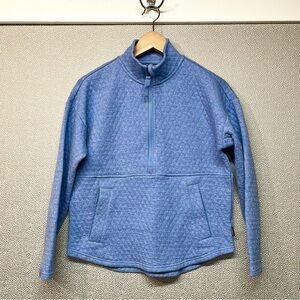 XS Eddie Bauer Cozy Quilted Quarter-Zip Pullover